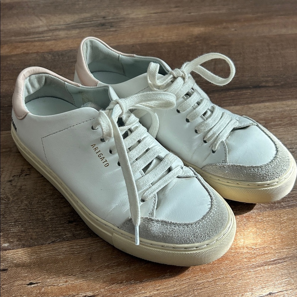 Axel Arigato Clean 90 Triple Leather Sneaker Pink Gray 6.5